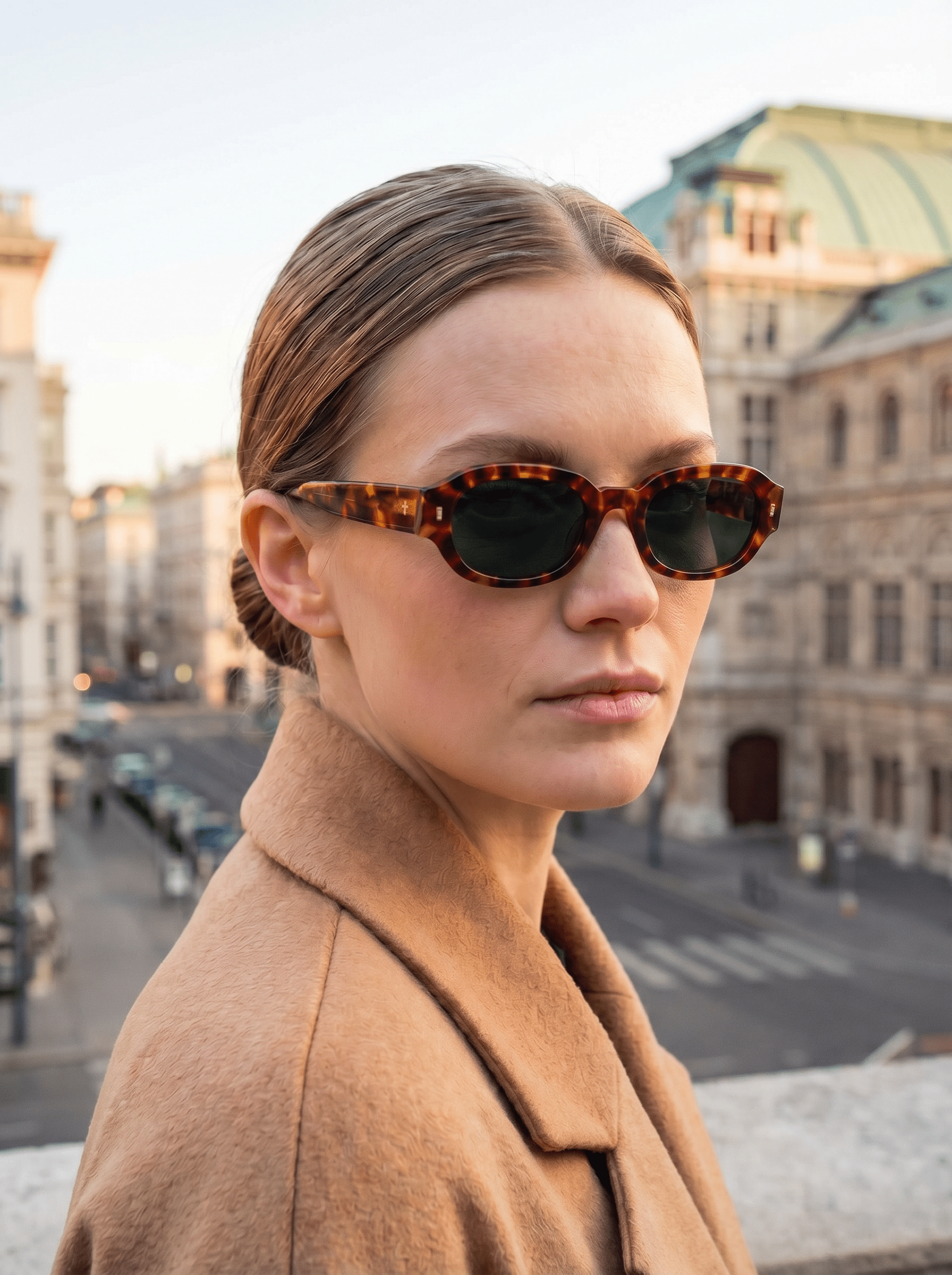 Lunettes de Soleil Viennes – Branches Léopards